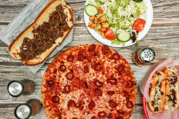Cosmic Pizza Steak & Wieners